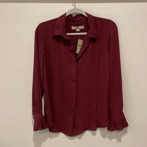 Blouse with fancy sleeve